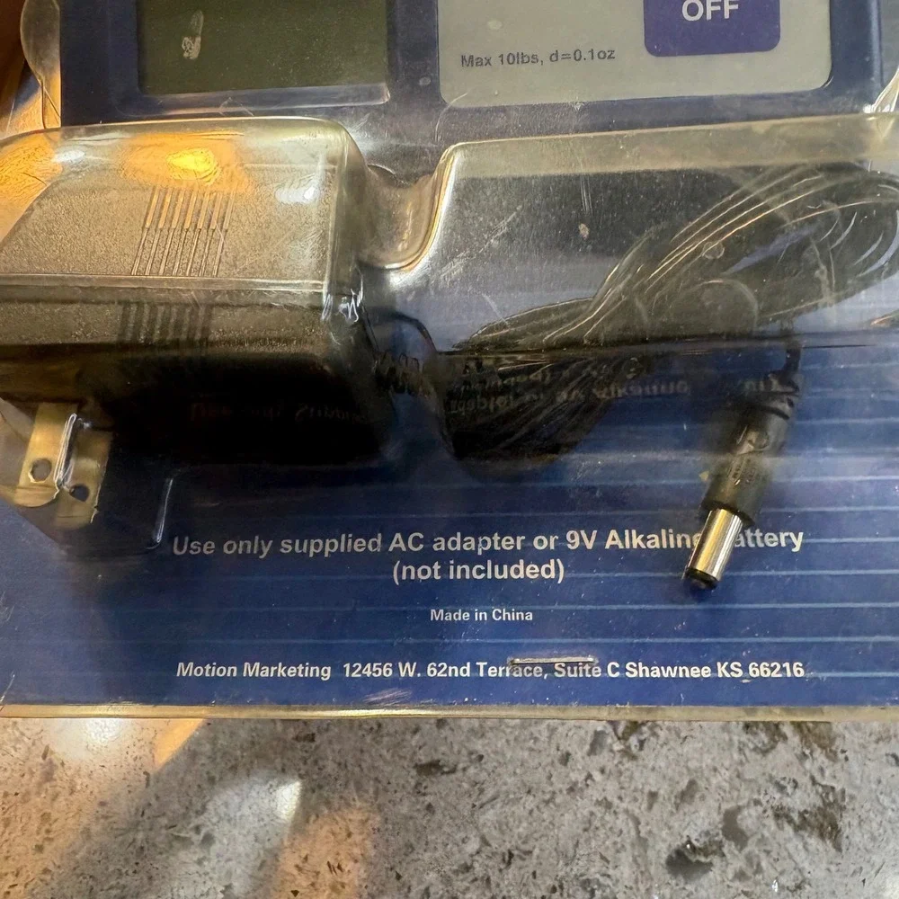 USPS Electronic Postal Scale 10lb Capacity Blue with AC Adapter New